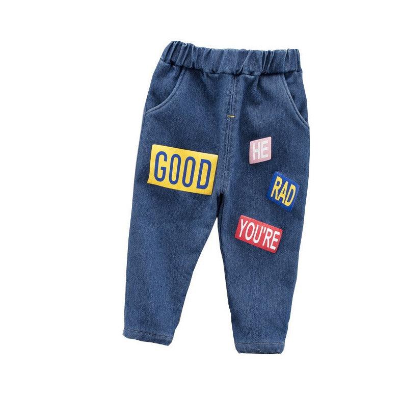 Baby winter plus velvet jeans - MAXIME