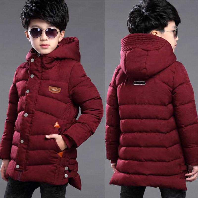 Boy's hooded padded jacket - MAXIME