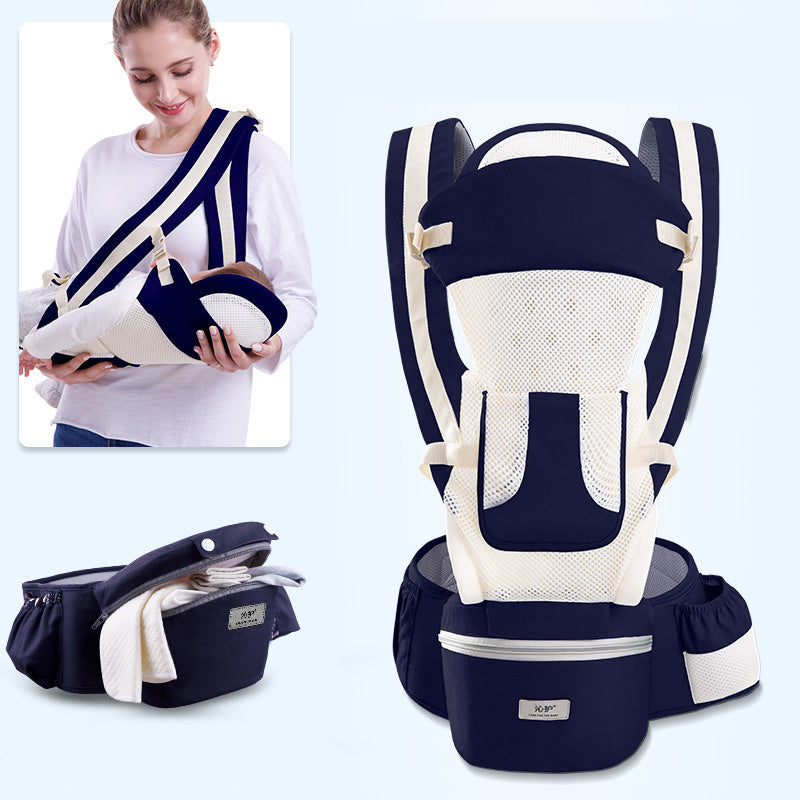 Ergonomic Baby Carrier Infant Baby Hipseat Carrier 3 In 1 Front Facing - MAXIME