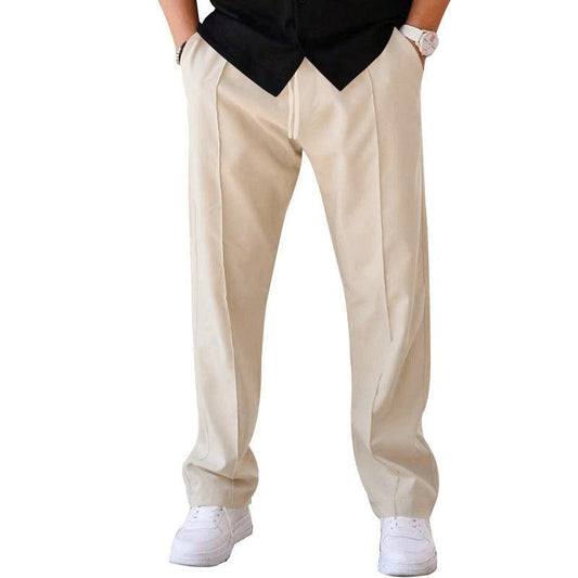 Men's Trousers Casual Loose Straight Pants - MAXIME