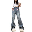 High Waist Hollow-out Jeans For Women - MAXIME