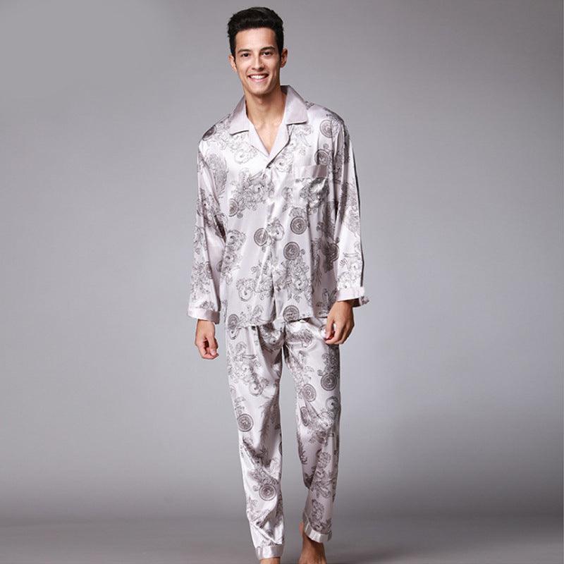 Men's Long Sleeve Pants Pajamas Set - MAXIME