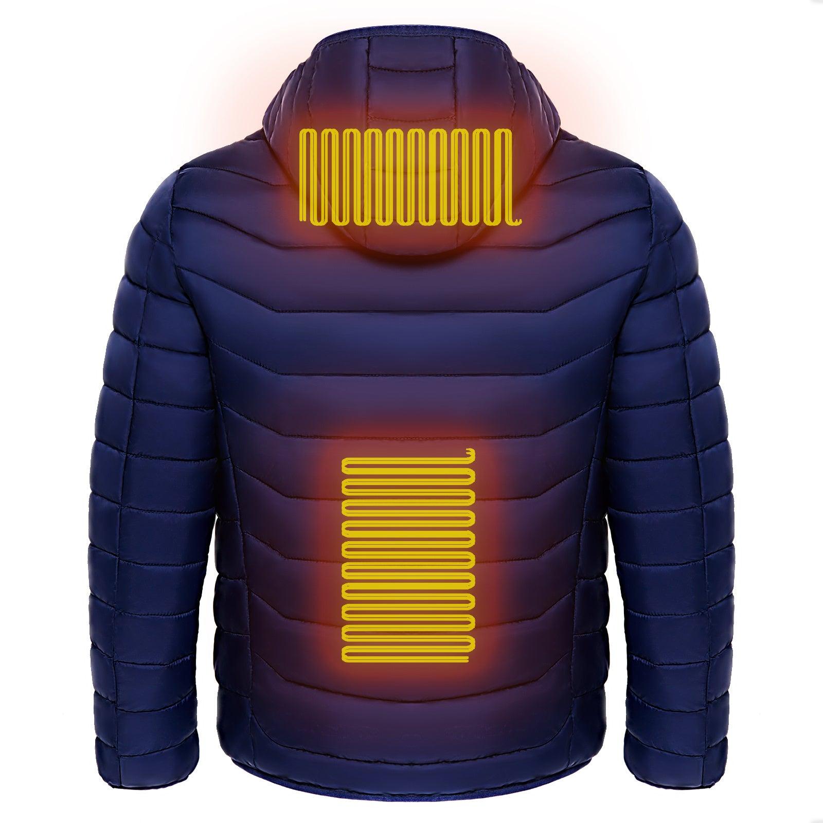 Men Heated Puffer Jacket Electric Heating Coat - MAXIME