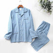 Long-sleeved Lapel Pajama Set - MAXIME