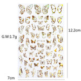 Butterfly Nail Sticker Simulation Bronzing Laser - MAXIME