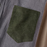 MAXIME color block long sleeve chest pocket - MAXIME