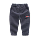 Children's cotton slim feet casual pants - MAXIME