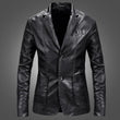 Leather Jacket Small Suit Men - MAXIME