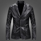 Leather Jacket Small Suit Men - MAXIME