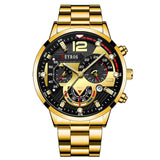 Men's Fashion Casual Six-pin Steel Belt Watch Quartz Watch - MAXIME