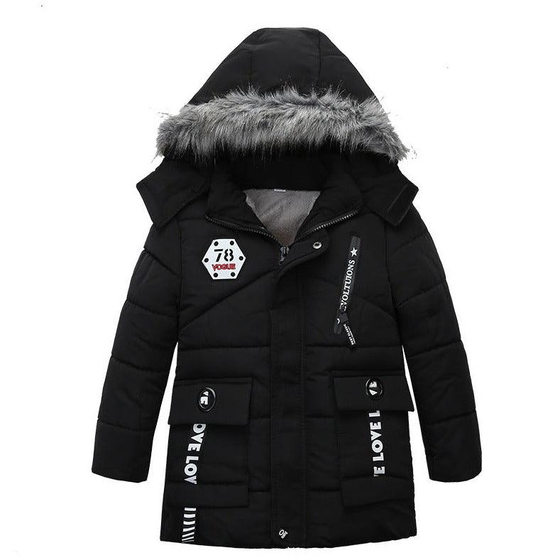 Boys Thicken Hooded Jacket - MAXIME