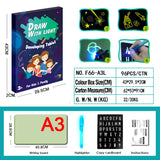 Educational Toy Drawing Pad 3D Magic 8 Light Effects - MAXIME