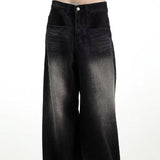 Men's And Women's Wear White Autumn And Winter American Jeans No Gender Wear - MAXIME