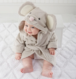 Cartoon Cute Animal Modeling Baby Bath Towels Baby Bathrobes Cotton Children's Bathrobes Baby Hooded - MAXIME