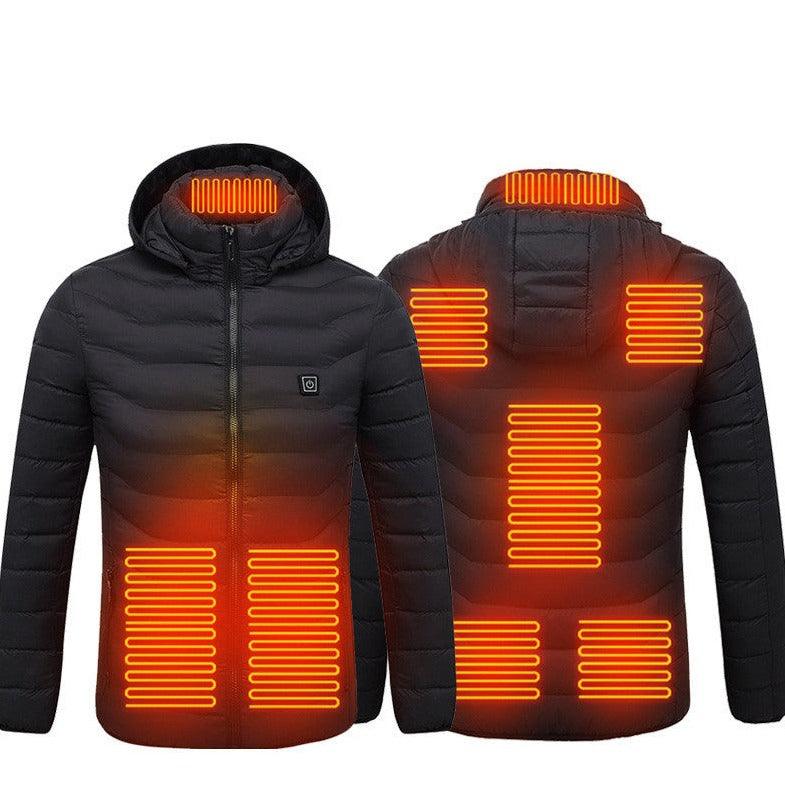 Men Heated Puffer Jacket Electric Heating Coat - MAXIME