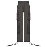 Low Waist Casual Cargo Pants - MAXIME