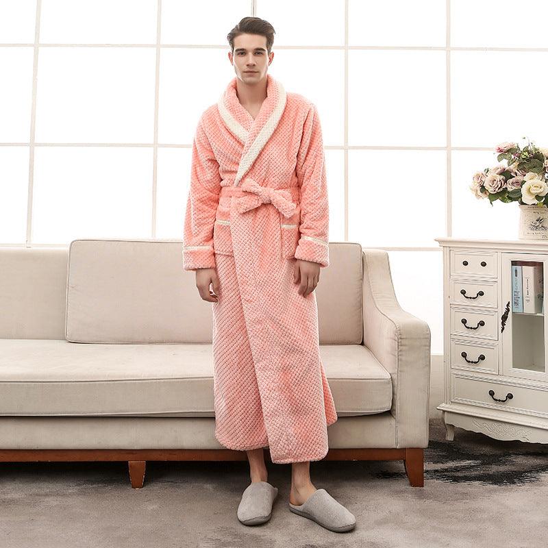 Women Pajamas Couple Gown Bathrobe Winter Robe - MAXIME