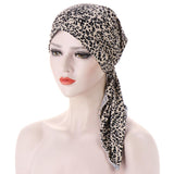 Maxime Curved Tail Turban Hat - MAXIME