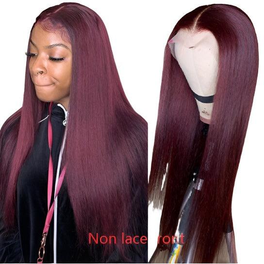 T-part Lace Frontal Wigs Real Hairstyle Headgear - MAXIME