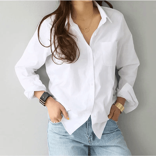 Women Blusas Mujer De Moda OL Style Tops Casual Ladies Long Sleeve - MAXIME