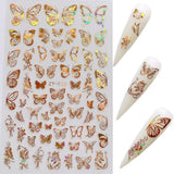 Butterfly Nail Sticker Simulation Bronzing Laser - MAXIME