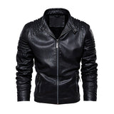 Men Leather Jacket Winter And Autumn Coat - MAXIME