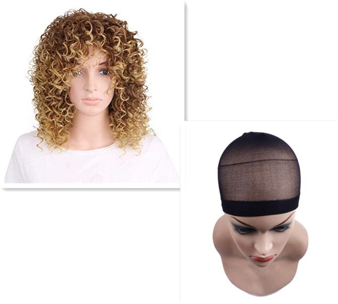 Fashionable chemical short curly hair wig - MAXIME