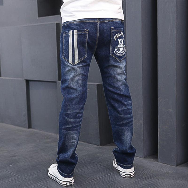 Warm and fleece boy jeans - MAXIME