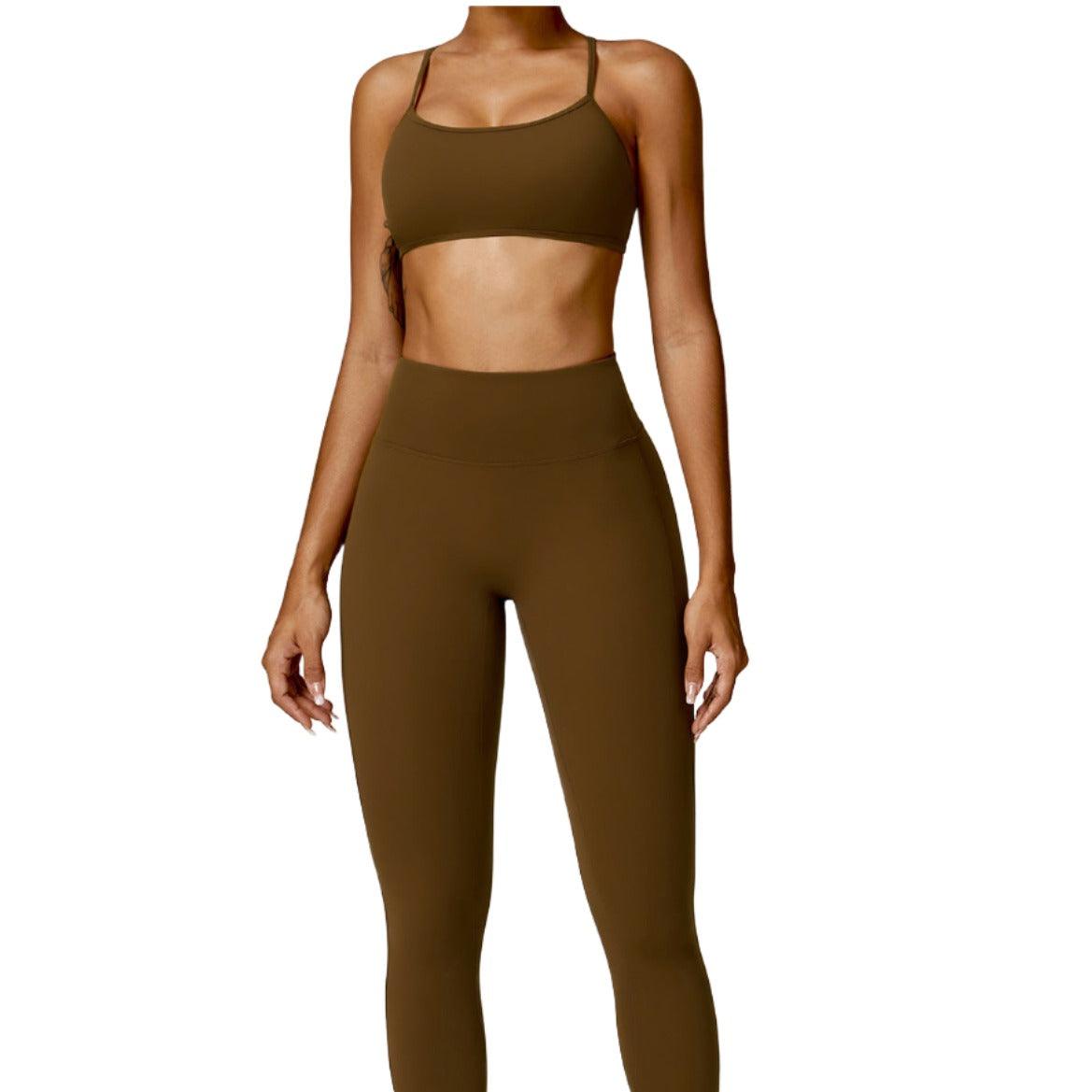 High Waist Yoga Pants - MAXIME