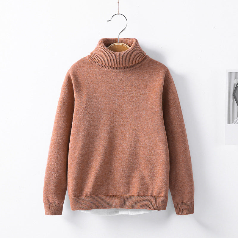 Autumn and winter high collar children's knitwear - MAXIME