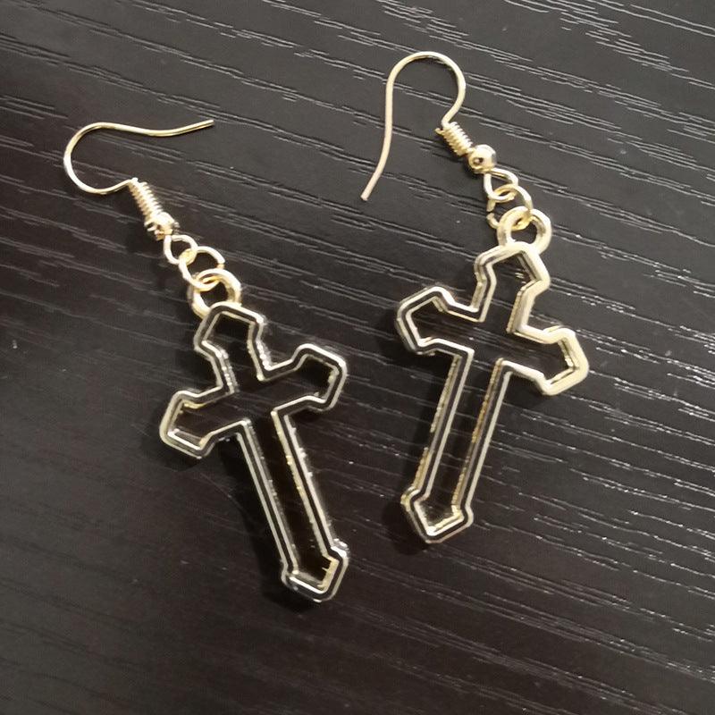 Trendy Vintage Cross Earrings - MAXIME