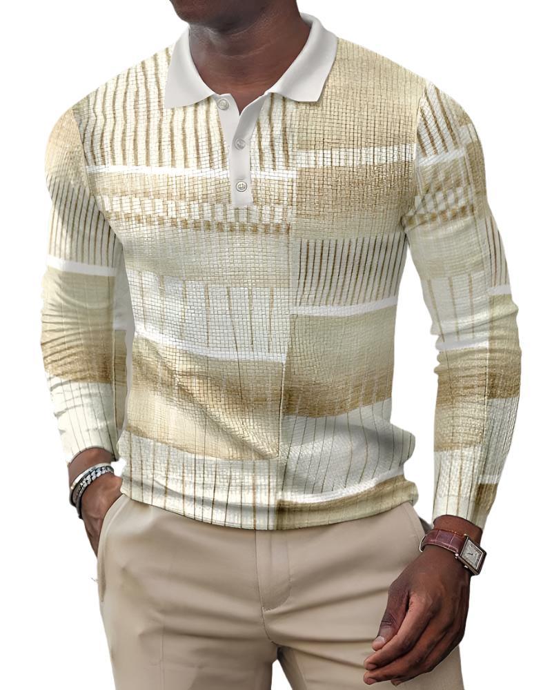 Men's Casual Retro Long Sleeve Top - MAXIME