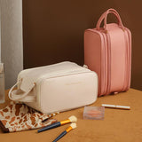 Portable Pu Leather Storage Bag For Skin Care Products - MAXIME