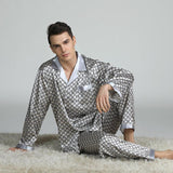 Men's Pajamas Spring And Summer Long-Sleeved Suit - MAXIME