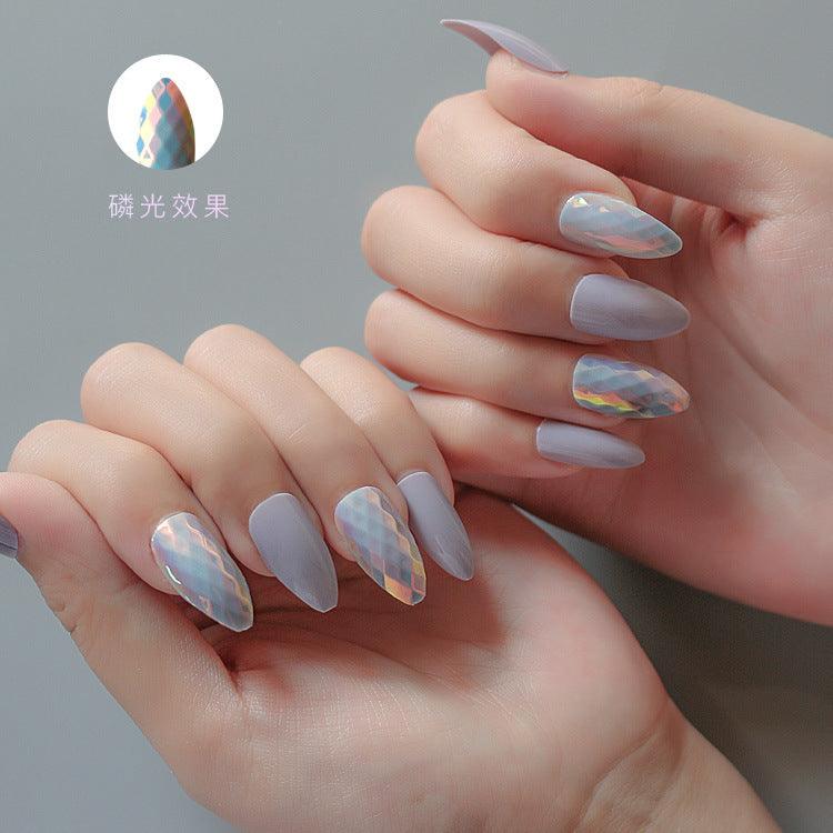 24 pieces of trendy wearable nail pieces - MAXIME