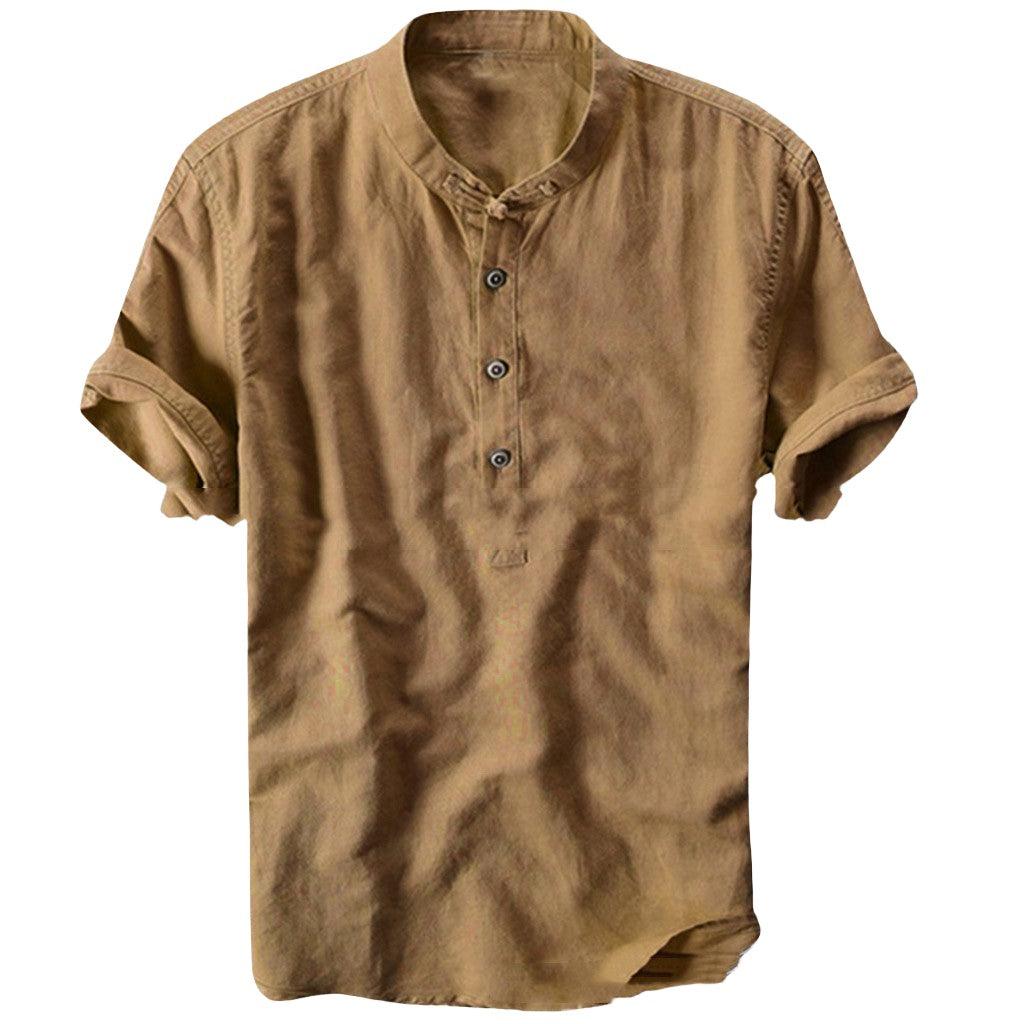 Summer Short-Sleeved Shirt Men - MAXIME