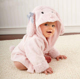 Cartoon Cute Animal Modeling Baby Bath Towels Baby Bathrobes Cotton Children's Bathrobes Baby Hooded - MAXIME