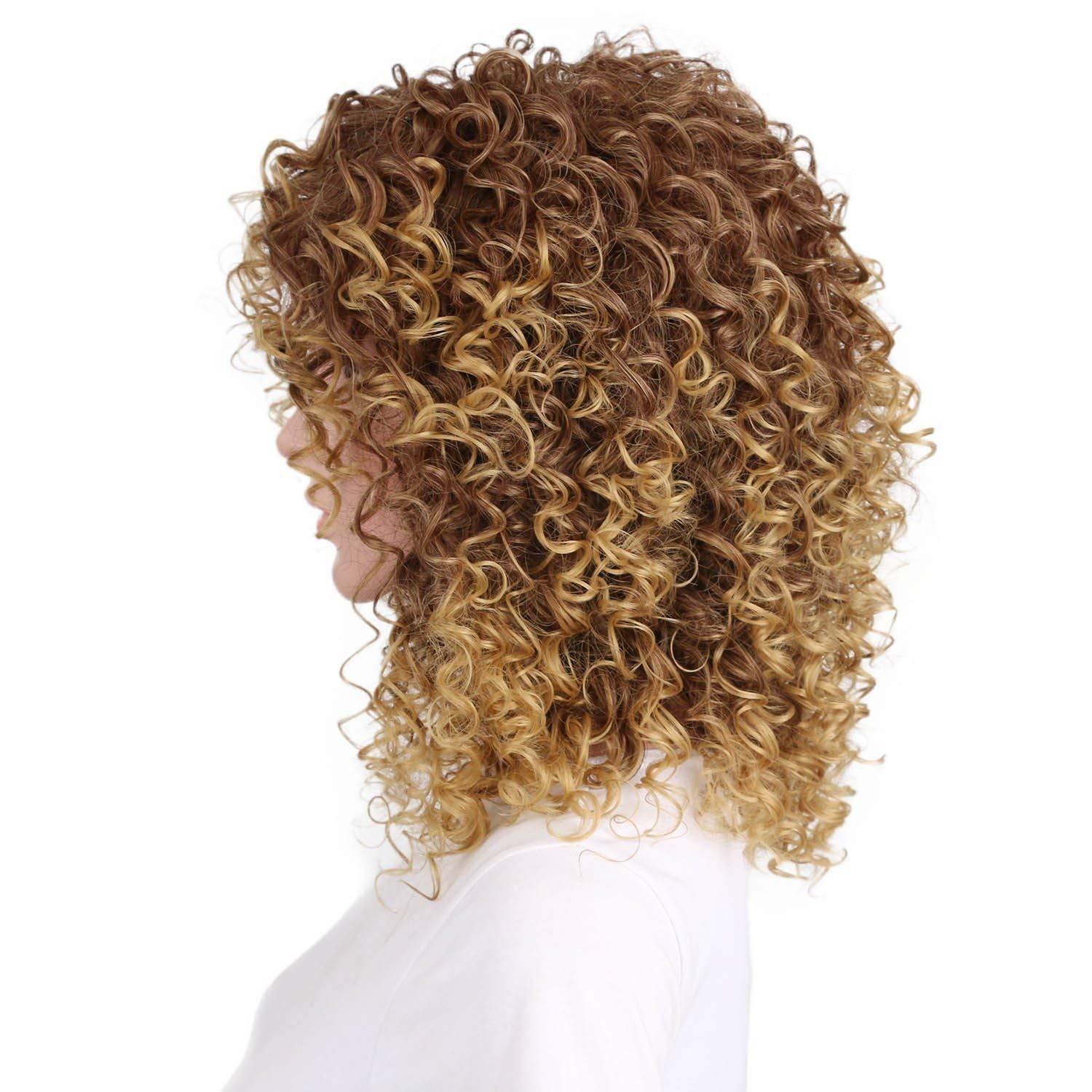 Fashionable chemical short curly hair wig - MAXIME