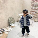 Boys plaid t-shirt - MAXIME