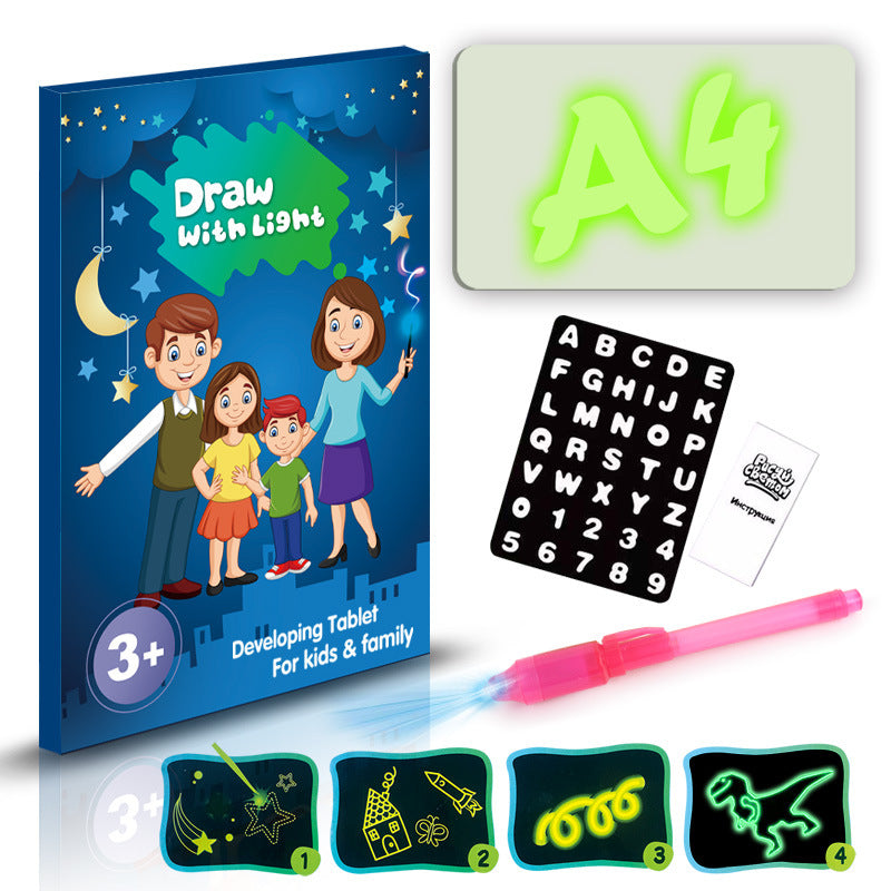 Educational Toy Drawing Pad 3D Magic 8 Light Effects - MAXIME