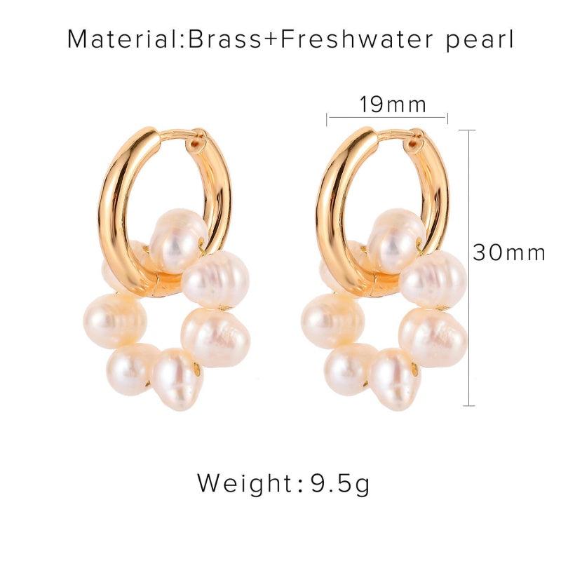 Pearl Element Earrings - MAXIME