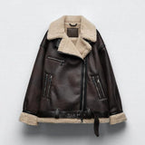 Women's Suede Jacket - MAXIME