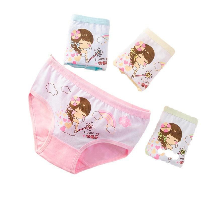 Children's Underwear Girls Pure Cotton Boxer - MAXIME