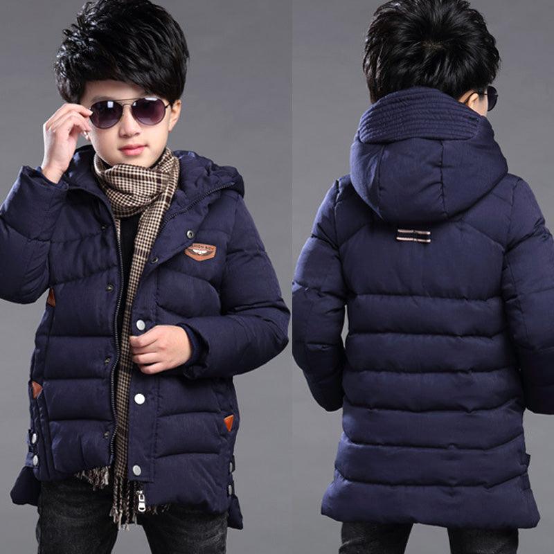 Boy's hooded padded jacket - MAXIME