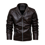 Men Leather Jacket Winter And Autumn Coat - MAXIME