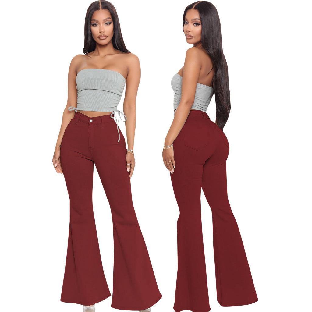 Fashionable High Waist All-match Slim Fit - MAXIME