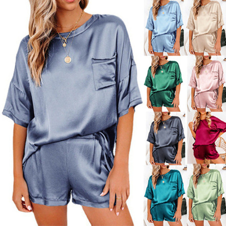 Pajama Set Short Sleeve Sleepwear - MAXIME