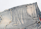 Vintage Elastic High Street Flare Jeans - MAXIME