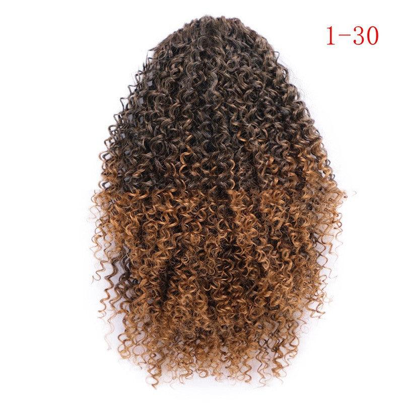 Drawstring Stretch Small Curly Wig - MAXIME