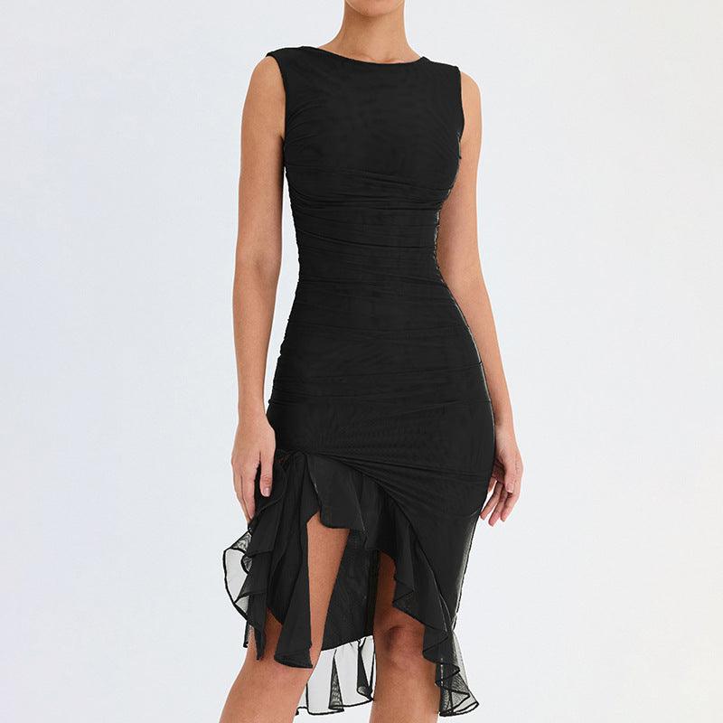 Slim Skinny Sleeveless Dress - MAXIME